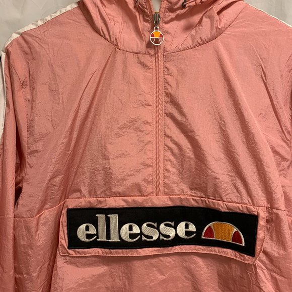 Ellesse Pink Tonvilli Quarter Zip Track Jacket Medium NWT - Picture 3 of 15